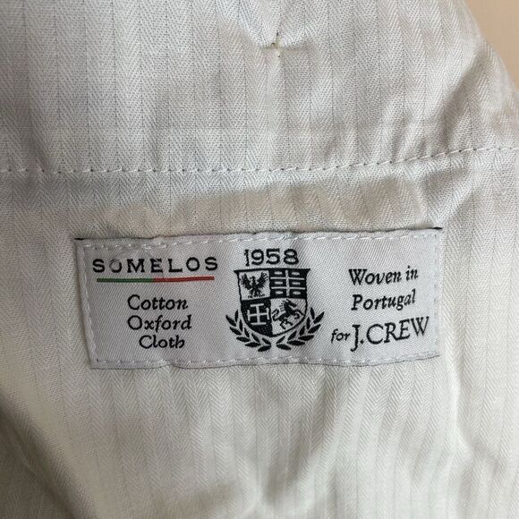 J.CREW Ludlow Pants Men 30 x 32 Slim Fit Blue 100% Cotton Oxford BV112 - Picture 12 of 16